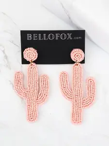 Bellofox Peach Quirky Drop Earrings