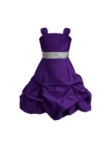 A.T.U.N. A T U N Purple A-Line Dress