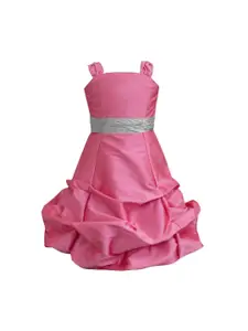 A.T.U.N. A T U N Pink A-Line Maxi Dress
