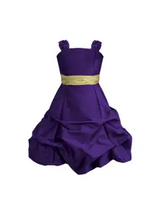 A.T.U.N. A T U N Purple Ballroom Maxi Dress