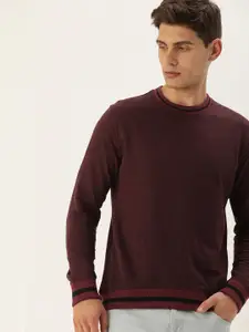 ARISE Men Maroon Sweatshirt