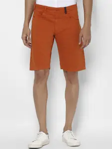 Allen Solly Sport Men Orange Slim Fit Cotton Regular Shorts