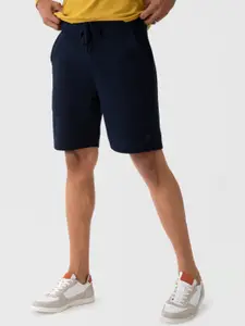 DAMENSCH Men Solid Cotton Regular Fit French Terry Shorts