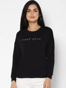 Allen Solly Woman Women Black Sweatshirt