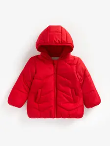 mothercare Infant Boys Red Solid Padded Jacket