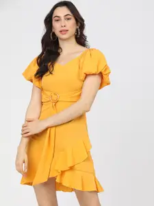 Tokyo Talkies Mustard Yellow Dress