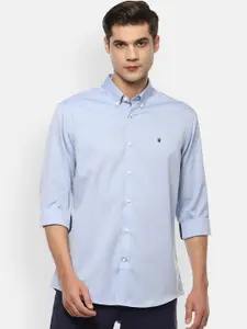 Louis Philippe Sport Men Blue Slim Fit Opaque Casual Shirt