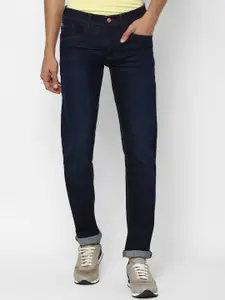 Allen Solly Men Navy Blue Skinny Fit Light Fade Jeans