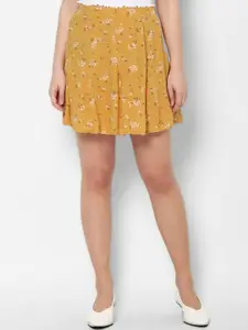 AMERICAN EAGLE OUTFITTERS Women Yellow Floral Print Skirt