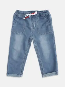 Pantaloons Baby Boys Blue Light Fade Jeans