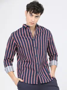 KETCH Slim Fit Striped Casual Shirt
