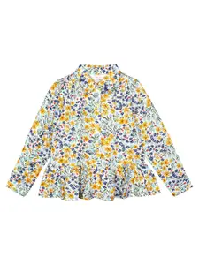 Budding Bees Multicoloured Floral Shirt Style Top
