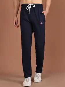 MACK JONNEY Men Navy Blue Solid Track Pants