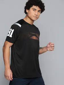 Slazenger Men Brand Logo Printed Ultra-Dry Running T-shirt