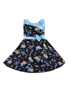Wish Karo Blue Floral Dress