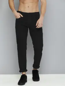 HERE&NOW Men Black Slim Fit Stretchable Jeans