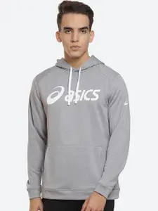 ASICS Men M French Terry Brand Logo Printed Training Sweatshirt