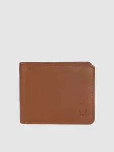 Hidesign Men Tan Brown Solid Leather Two Fold Wallet