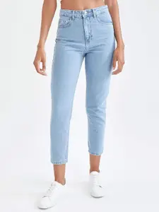 DeFacto Women Blue Stretchable High Waist Jeans