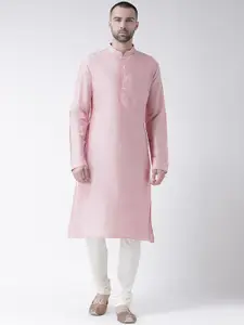 KISAH Men Pink Kurta