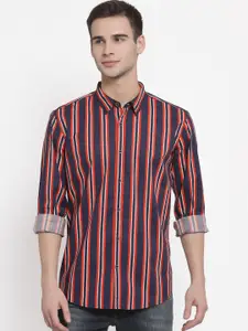 Pepe Jeans Men Cotton Vertical Striped Casual Shirt