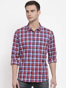 Pepe Jeans Men Opaque Checked Casual Shirt
