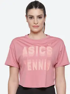 ASICS Women Court W Gpx Printed Tennis T-shirt