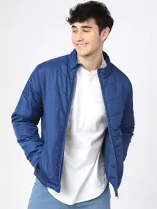 HIGHLANDER Men Blue Padded Jacket
