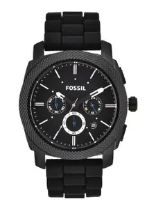 Fossil Men Black Dial Watch FS4487