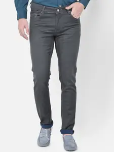 Canary London Men Grey Smart Skinny Fit Low-Rise Stretchable Jeans