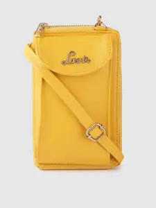 Lavie Slimo Yellow Multi Utility Sling bag