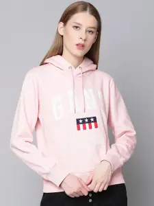 GANT Women Pink Printed Sweatshirt