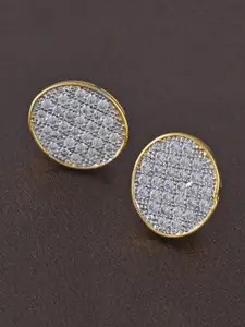 Tistabene White Contemporary American Diamond Handcrafted Studs