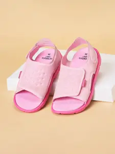 Pantaloons Junior Girls Pink Open Toe Flats