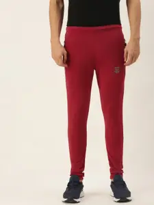Sports52 wear Men Maroon Slim Fit Solid Joggers