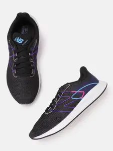 New Balance Women Charcoal Grey & Purple LOWKY Woven Design Running Shoes