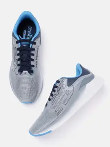 New Balance Men Grey & Blue Breza Running Non-Marking Shoes