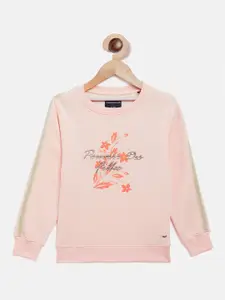 Crimsoune Club Girls Pink Sweatshirt