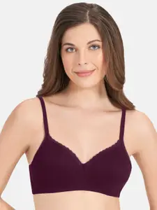 Amante Solid Padded Wirefree Cotton Casual T-shirt Bra - BRA10202
