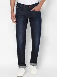 Allen Solly Men Navy Blue Slim Fit Light Fade Stretchable Jeans