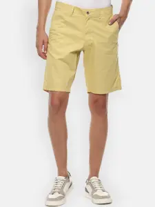 Van Heusen Sport Men Yellow Regular Shorts