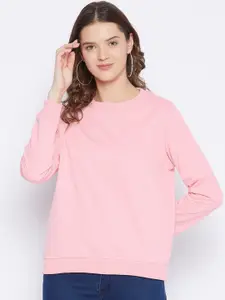 FRENCH FLEXIOUS Women Pink Sweatshirt