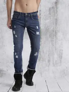 Roadster Men Blue Mid Rise Mildly Distressed Jeans