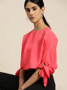 her by invictus Women Pink Blouson Top