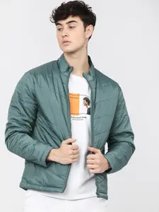 HIGHLANDER Men Green Puffer Jacket