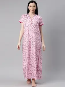 Bailey sells Pink Printed Maxi Nightdress