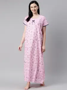 Bailey sells Pink Printed Maxi Nightdress
