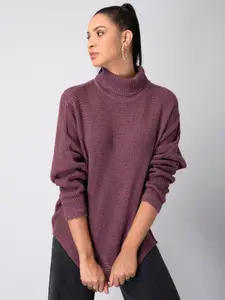 FabAlley Women Pink Pullover Sweater