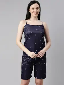 Bailey sells Women Blue Printed Night suit