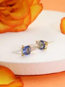 MINUTIAE Gold-Toned Contemporary Hoop Earrings